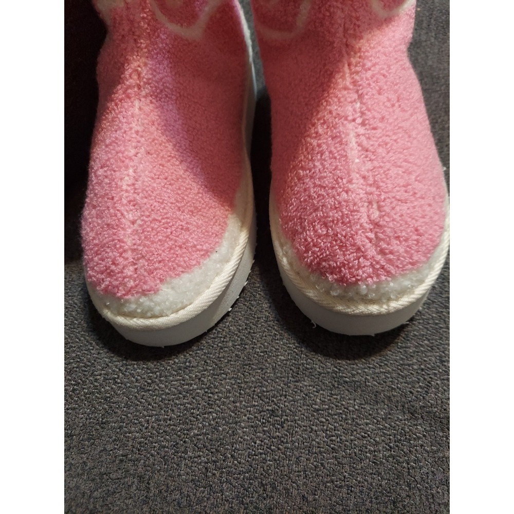 Pink Lily Slippers Women's US NWOT Size 9 Cowboy Boot Slippers Cable Knit Shoes - Picture 2 of 10